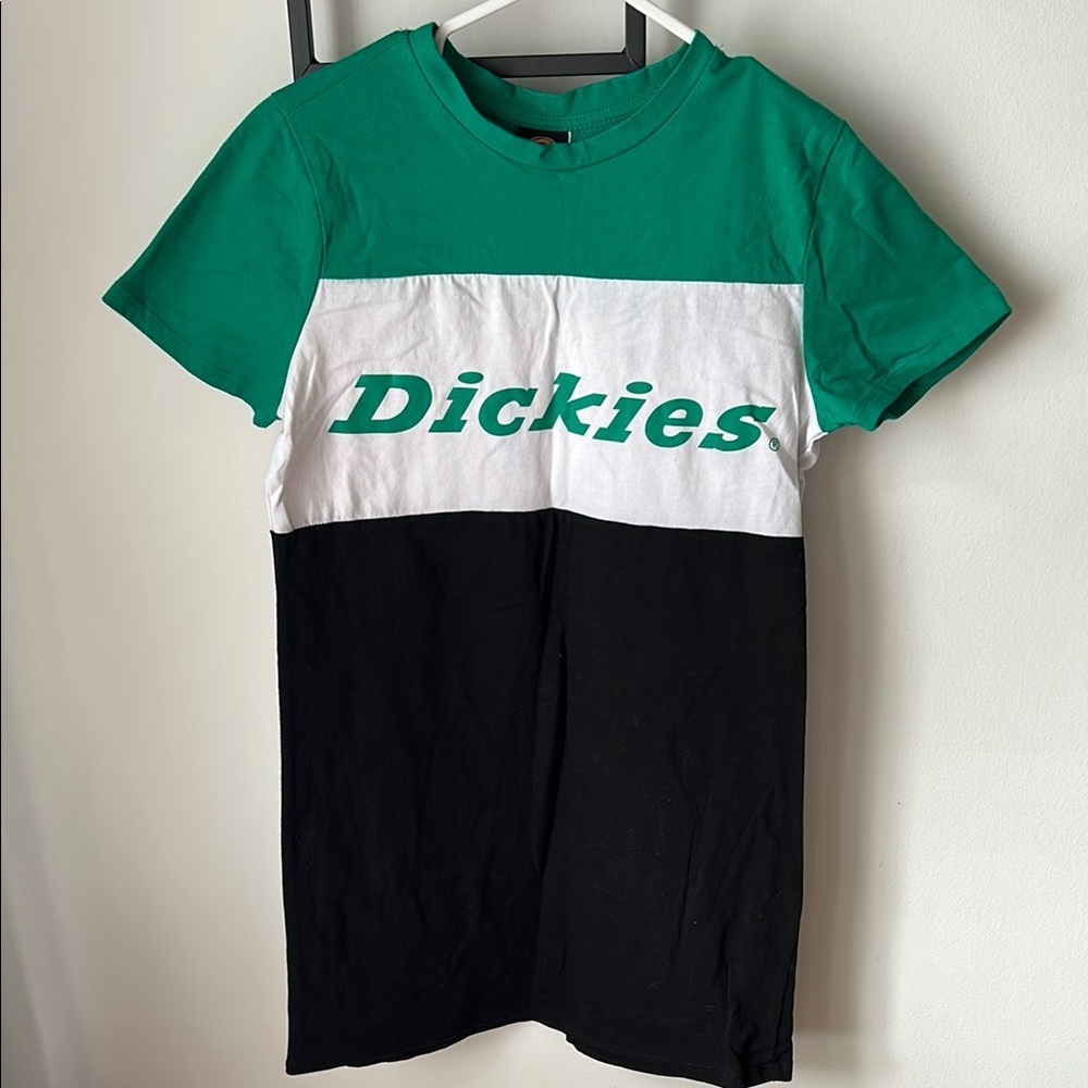 Dickies Tri-Color dress in Green, White, and Black